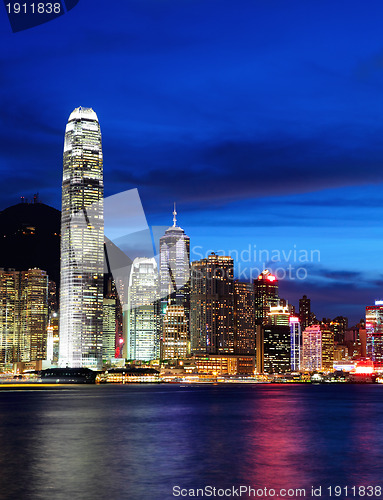 Image of Hong Kong at night