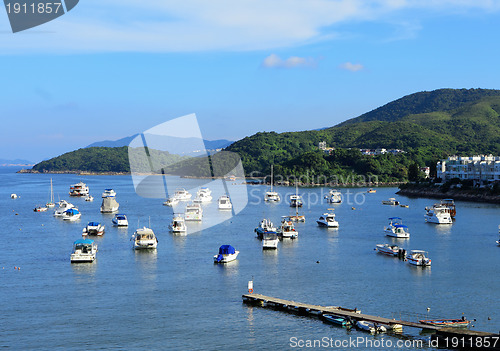 Image of Yachts in bay
