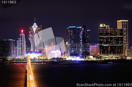 Image of Macau at night