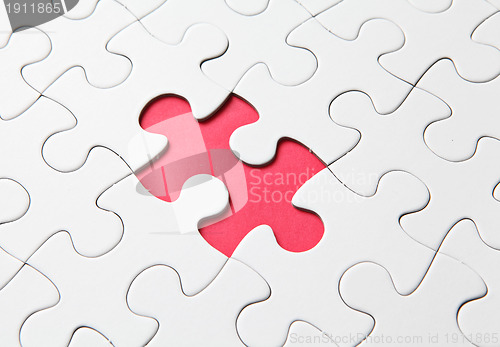 Image of missing red puzzle piece
