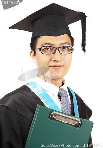 Image of asian man graduation