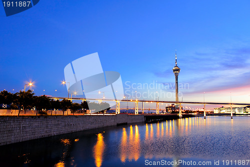 Image of Macau at night