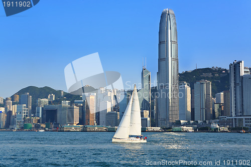 Image of Hong Kong harbour