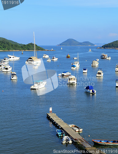 Image of Yachts in bay