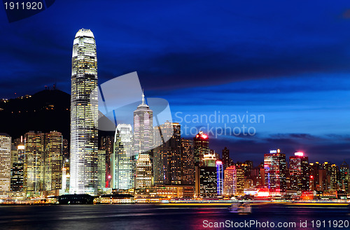 Image of Hong Kong at night