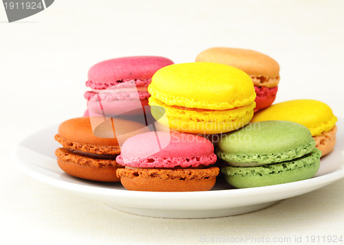 Image of close up of macaroon