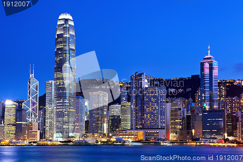 Image of Hong Kong Skyline at night