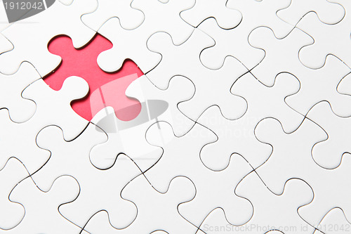 Image of missing red puzzle piece