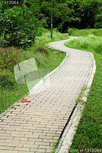 Image of path of the park