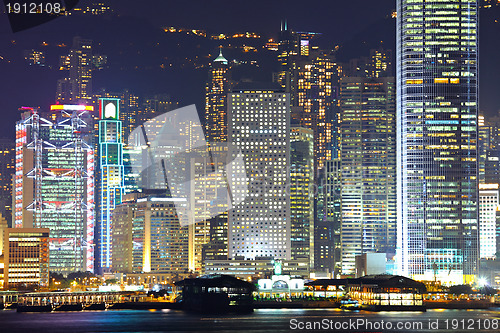 Image of Hong Kong at night