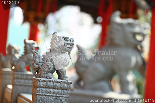 Image of Chinese stone lions