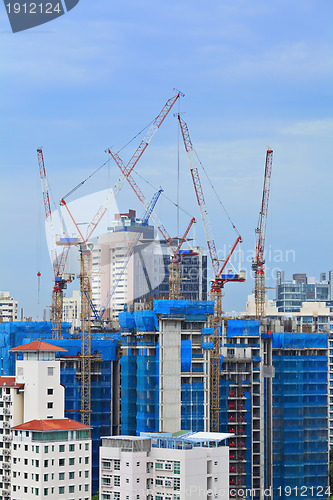 Image of construction site in Singapore