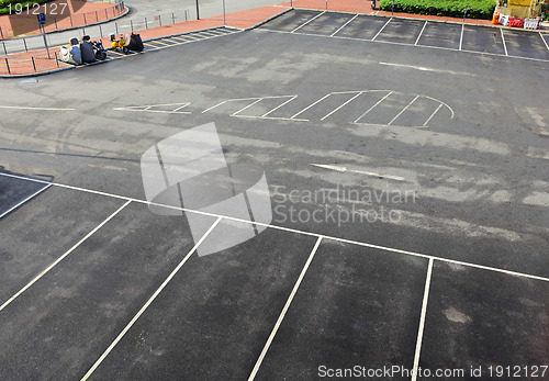 Image of outdoor car park