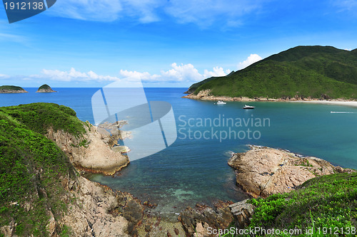 Image of Sai Wan beach in Hong Kong