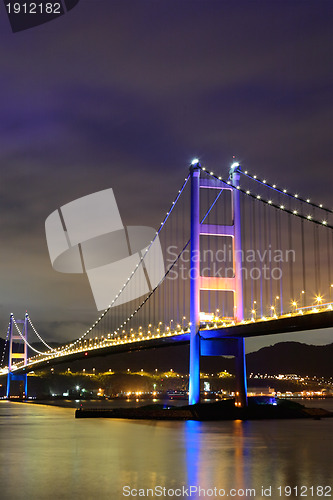 Image of Tsing Ma Bridge at Hong kong