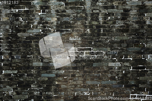Image of chinese old bricks wall 