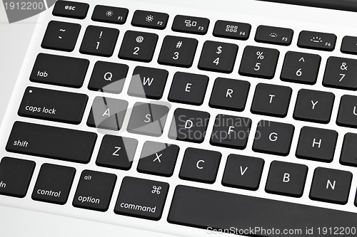 Image of Closeup of computer keyboard