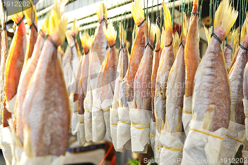 Image of salted fishes