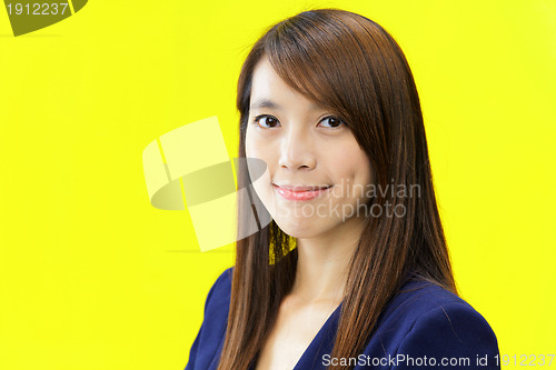 Image of smile young asian woman