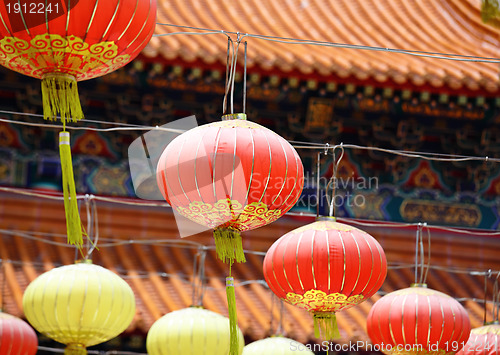 Image of Rows Of Chinese Lantern