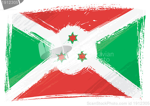 Image of Grunge Burundi flag