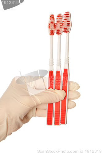 Image of toothbrushes