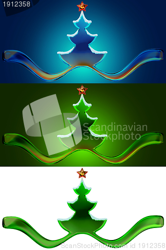 Image of christmas tree set