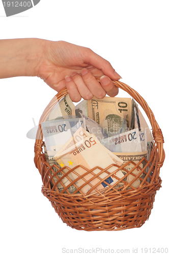 Image of dual currency basket