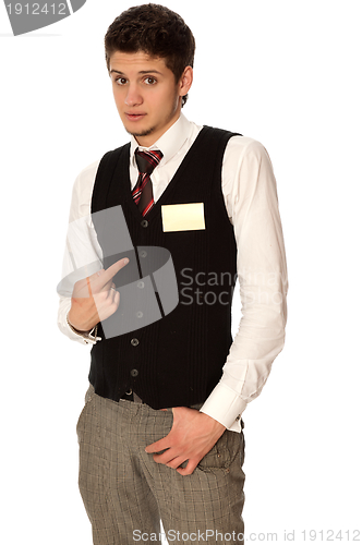 Image of businessman presentation