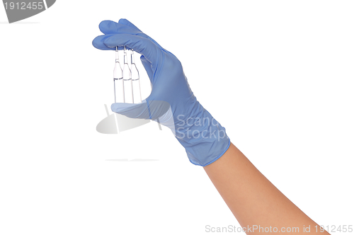 Image of ampules for making a vaccination