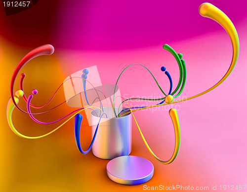 Image of abstract concept background with design elements