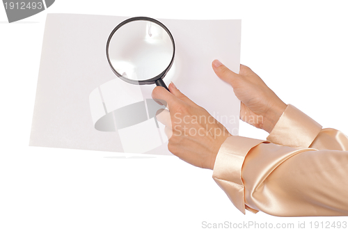 Image of White blank paper