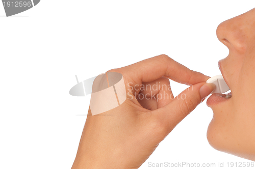 Image of taking pill