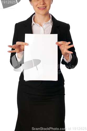 Image of white blank paper