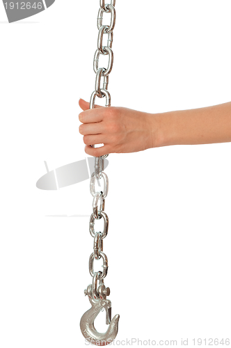 Image of chain with a hook