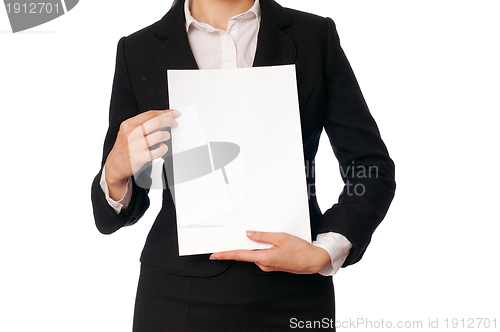 Image of white blank paper