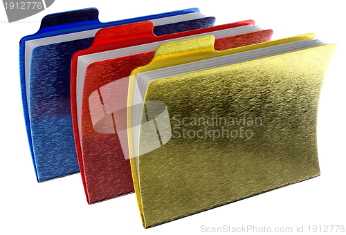 Image of metalic notepads with expensive color