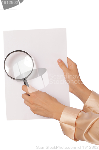 Image of White blank paper