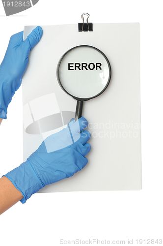 Image of find new error