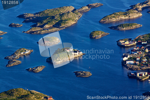 Image of Town on little islands