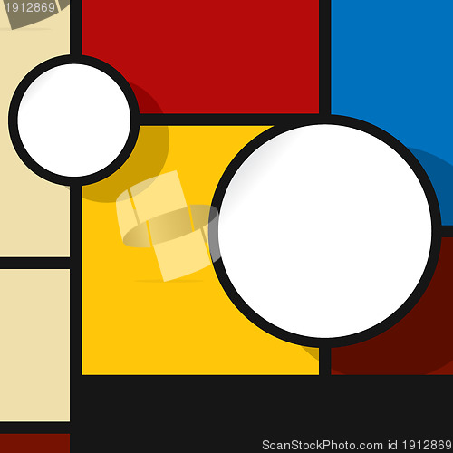 Image of Web design bubble in colors