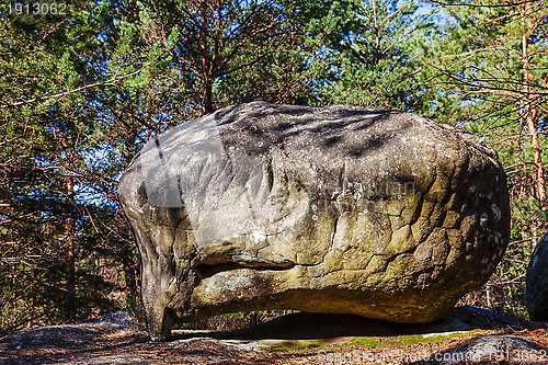 Image of Rock in Fontainebleau Forest