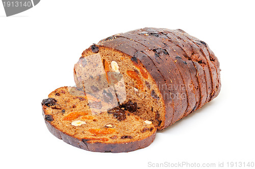 Image of Bread with nuts and raisins