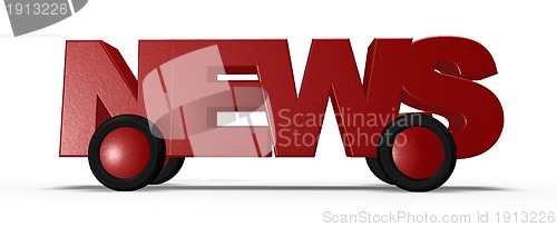 Image of news on wheels