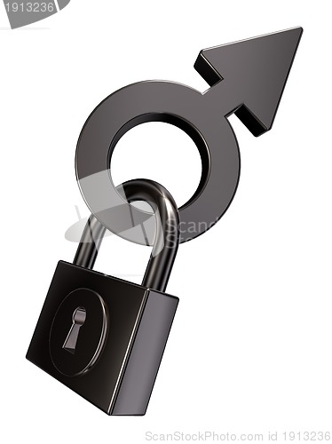 Image of male lock