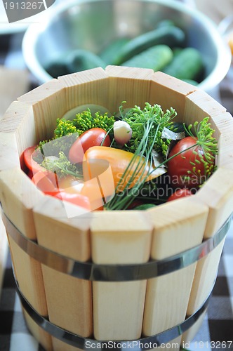 Image of preserving tomatoes