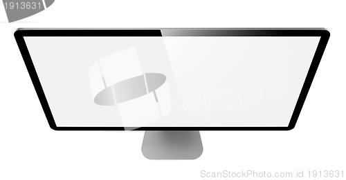 Image of Modern Widescreen Lcd Monitor.