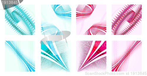 Image of Abstract technology lines vector backgrounds