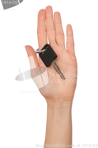 Image of key from big car