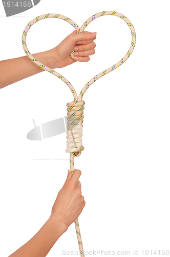 Image of suicide with rope